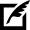 An solid quill icon.